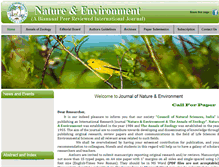 Tablet Screenshot of natureandenvironment.com